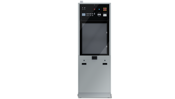 Laveur-désinfecteur à porte unique automatique en verre et système de séchage