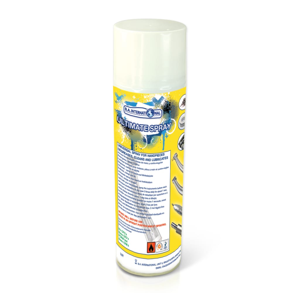 BA Ultimate Spray – B.A. International Ltd., Maintenance Units for Handpieces/Contra-Angles