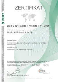 Qualitätsmanagementsystem-Dokumentation – Busch & Co.