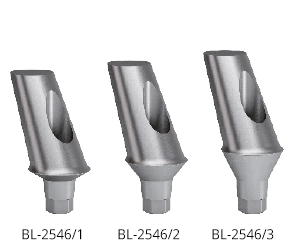 Angled abutments - titanium 25° angled abutments