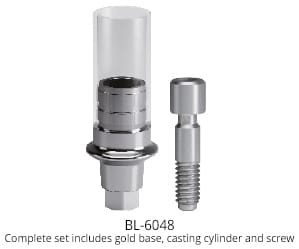 EL/BL Gold castable abutment