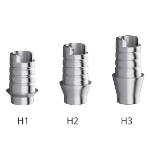 Rotating CEC titanium bases