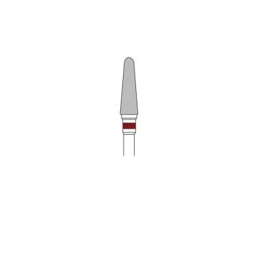 Fraise á Plastique Rouge Ø 4 mm HMF-R-40