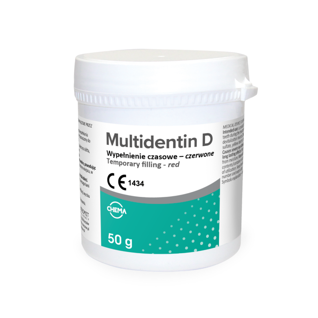 MULTIDENTIN D – CHEMA-Elektromet Co-op, Temporary Filling Materials