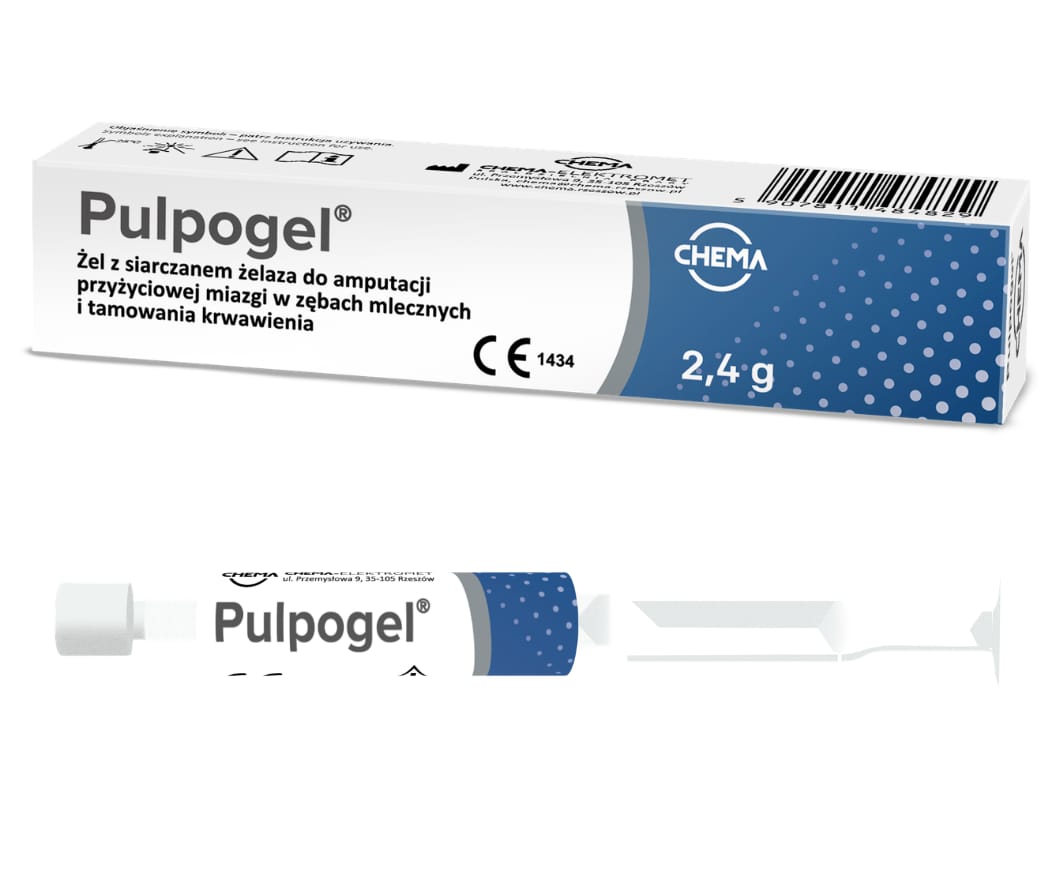 PULPOGEL® – CHEMA-Elektromet Co-op, Blutstillung