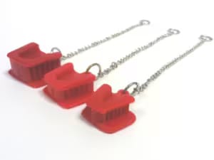 McKesson Mouth Props With Chain Red