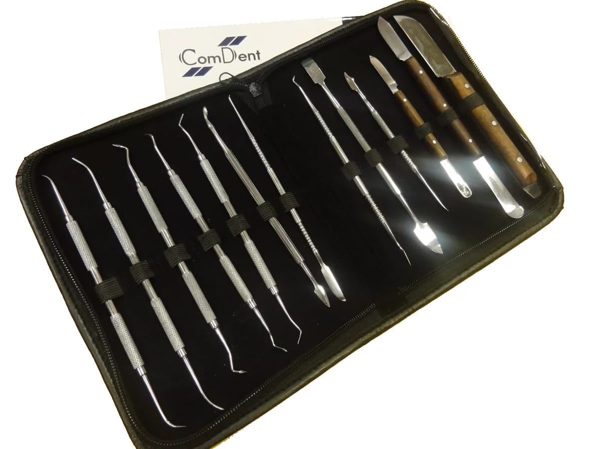 Dental Lab Technician Kit of 13 PCS – Commic International Ltd., Instrumente für Zahntechnik