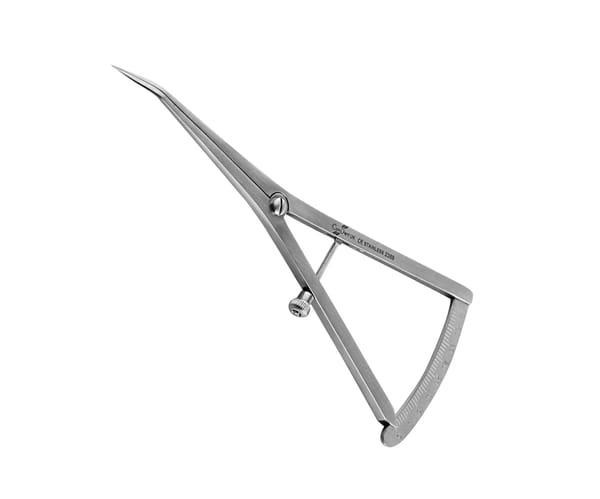 Castroviejo Caliper 15cm, 0-40mm Angled – ComDent