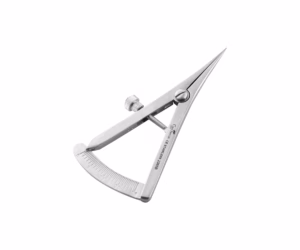Castroviejo Caliper 9cm, 0-20mm Straight