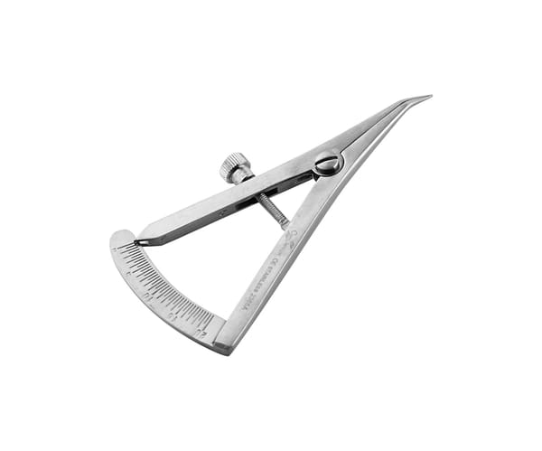 Castroviejo Caliper 9cm, 0-20mm Angled – ComDent