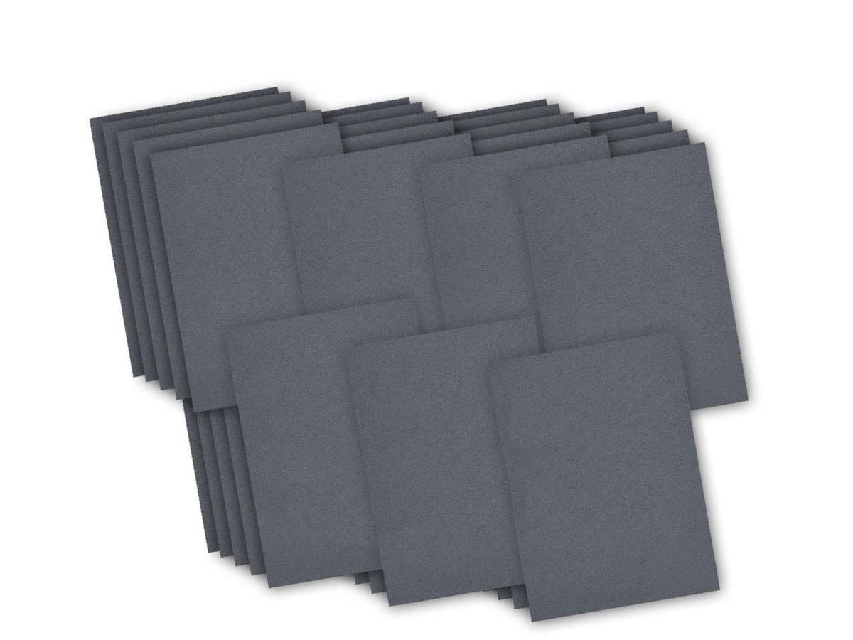Wet And Dry Paper 35 Piece Multi Grit Pack, Grades 240-1200 – Cooksongold