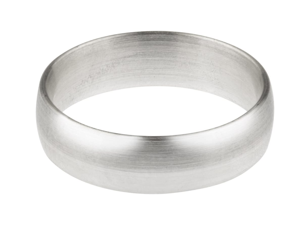 Platinum Blended Court Wedding Ring 4.0mm, Size W, 1.3mm Wall, Hallmarked, Wall Thickness 1.30mm – Cooksongold