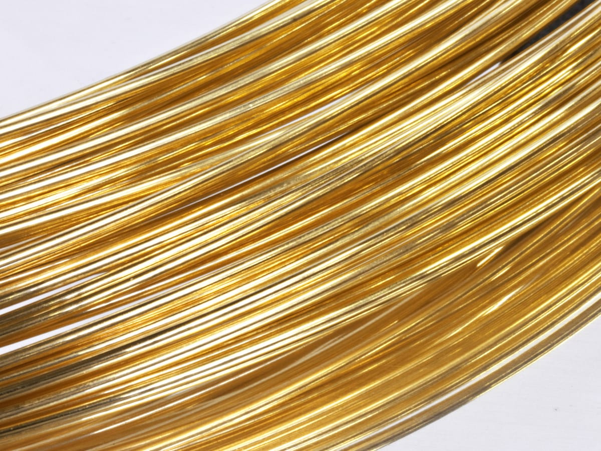 9ct Yellow Gold Round Wire 0.50mm, 100% Recycled Gold – Cooksongold