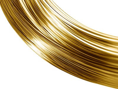 14ct Yellow Gold Round Wire 1.00mm, 100% Recycled Gold
