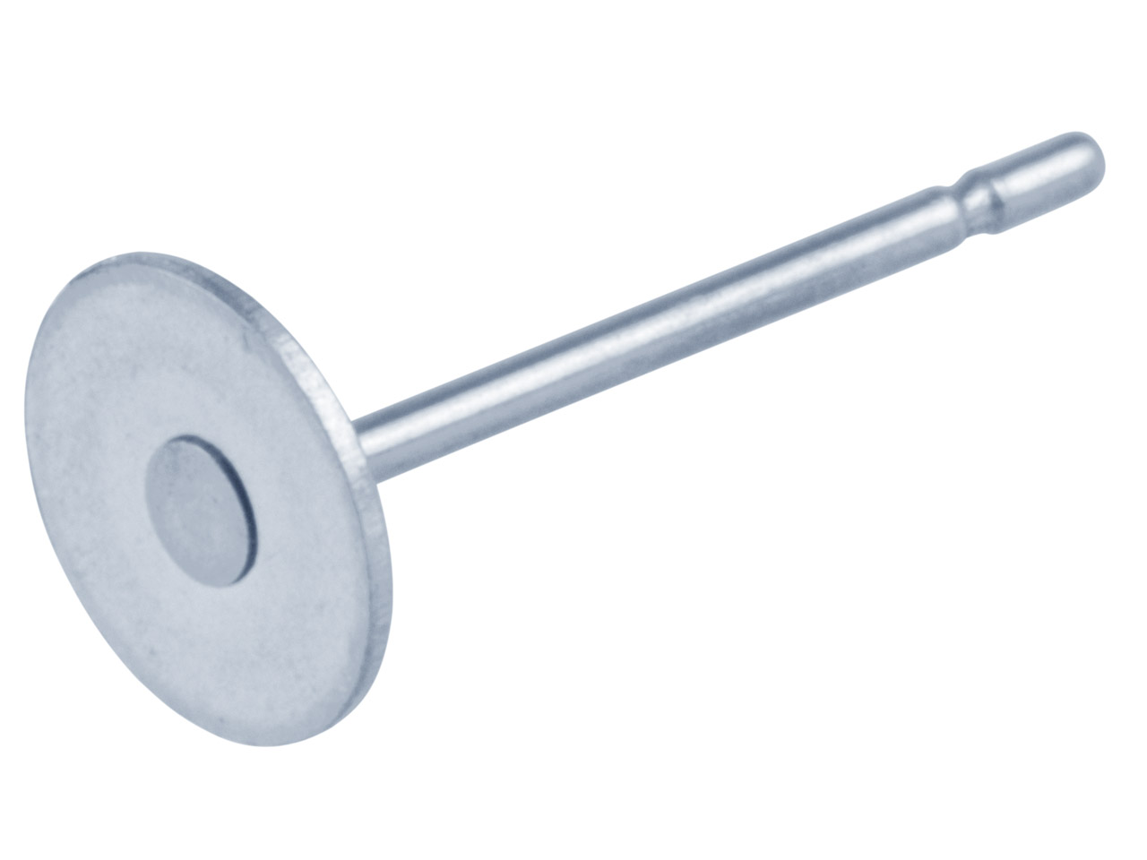 Surgical Steel 5mm Flat Disc And Post, Pack of 10