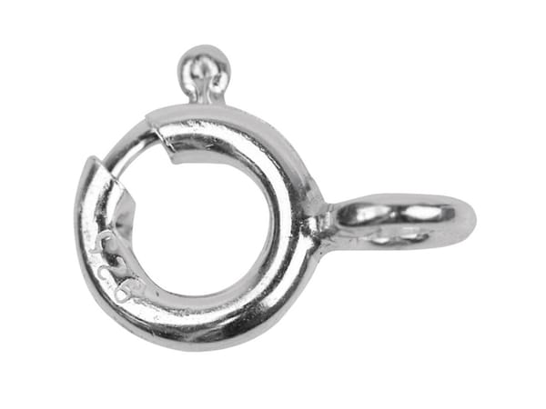 Sterling Silver Bolt Rings Closed 5mm Pack of 10