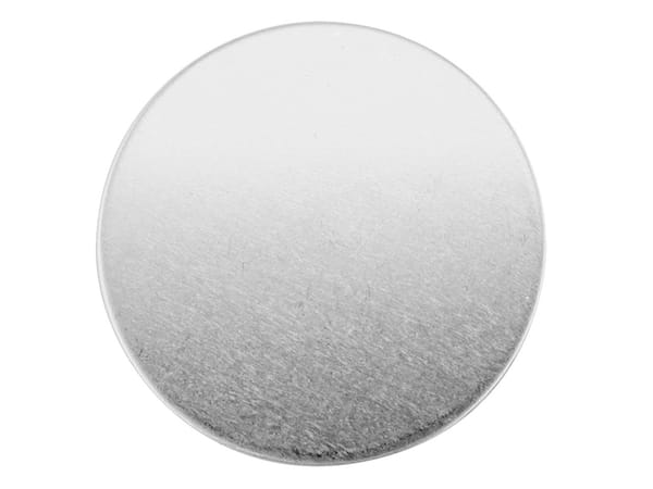 Sterling Silver Blank Fb01800 0.50mm X 18mm Fully Annealed Round 18mm, 100% Recycled Silver