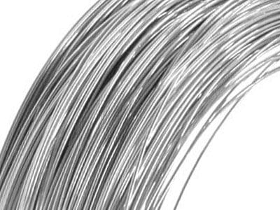 18ct White Gold Round Pin Wire 1.00mm Fully Hard, Coils, 100% Recycled Gold – Cookson Dental, Alloys and Solders