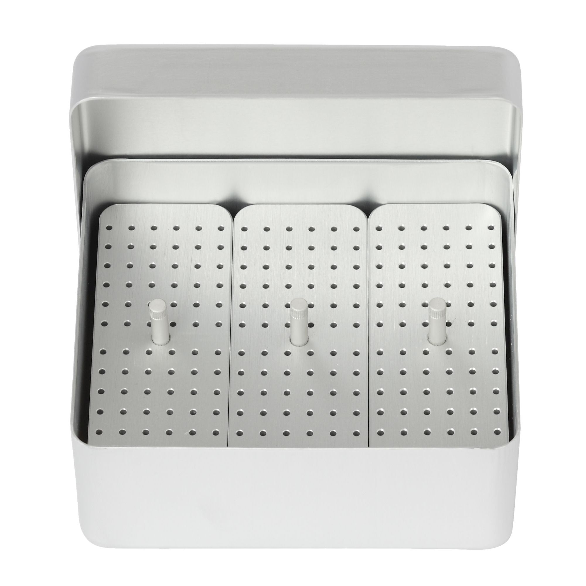 ENDODONTIC BOX ALUMINIUM MEDIUM 3*72 SR/SR – Coricama srl, Endodontic Accessories