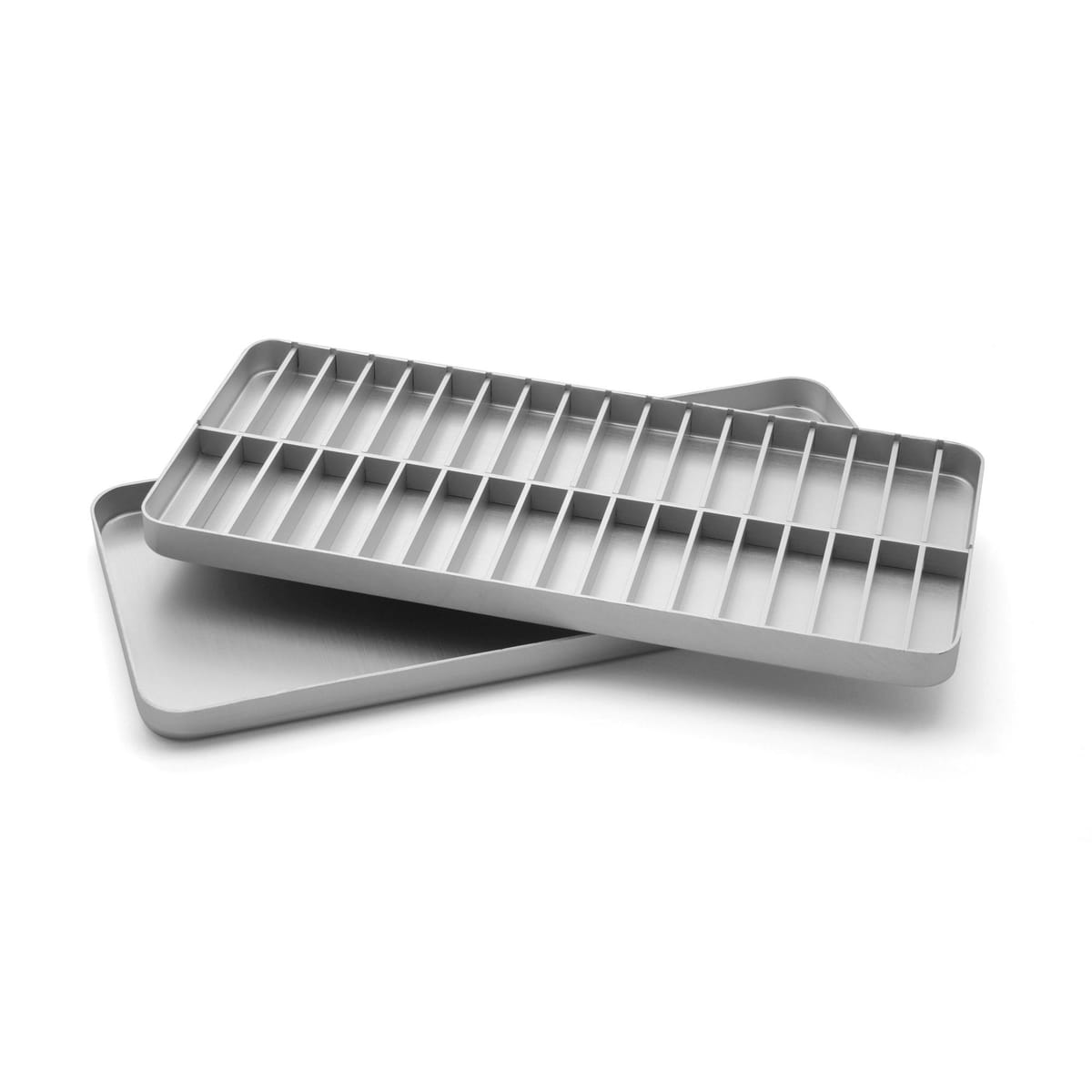 TRAY FOR ENDODONTIC ALUMINIUM WITH LID 399913 – Coricama srl, Accessories for Root Canal Treatment