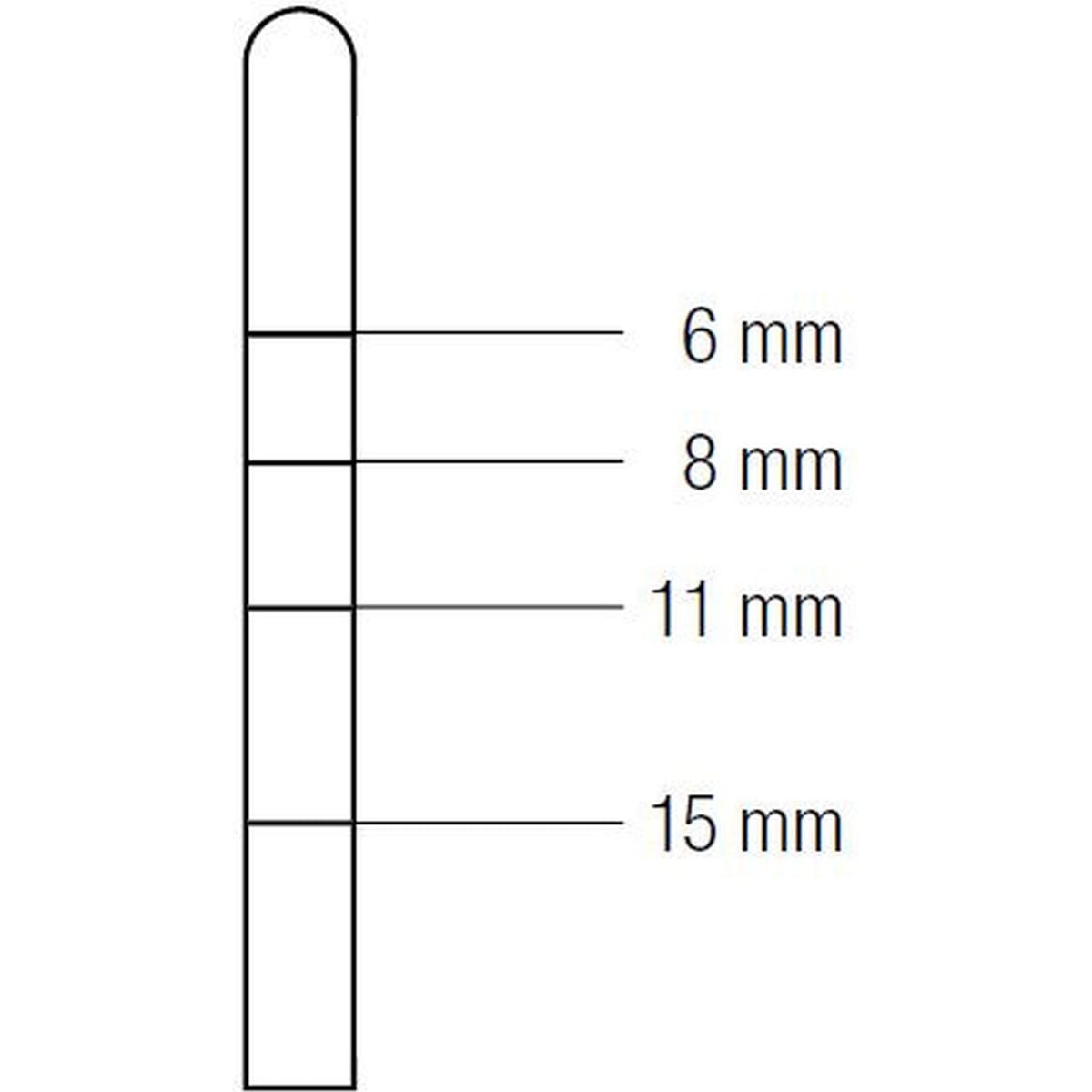 OSTEOTOME CONVEX mm2.7 412120 – Coricama srl, System-Independent Instruments and Accessories