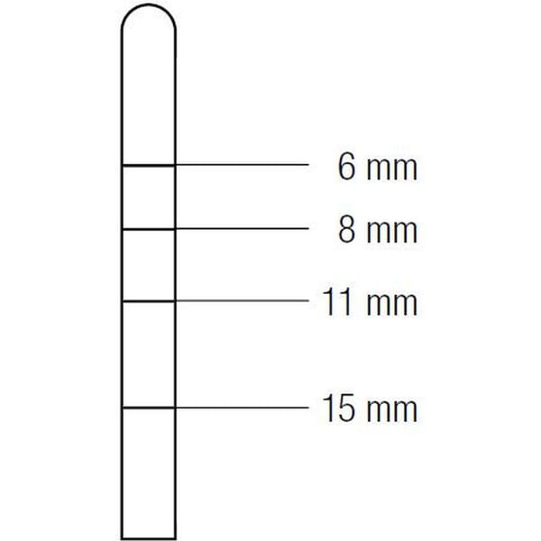 OSTEOTOME CONVEX mm2.7 412120