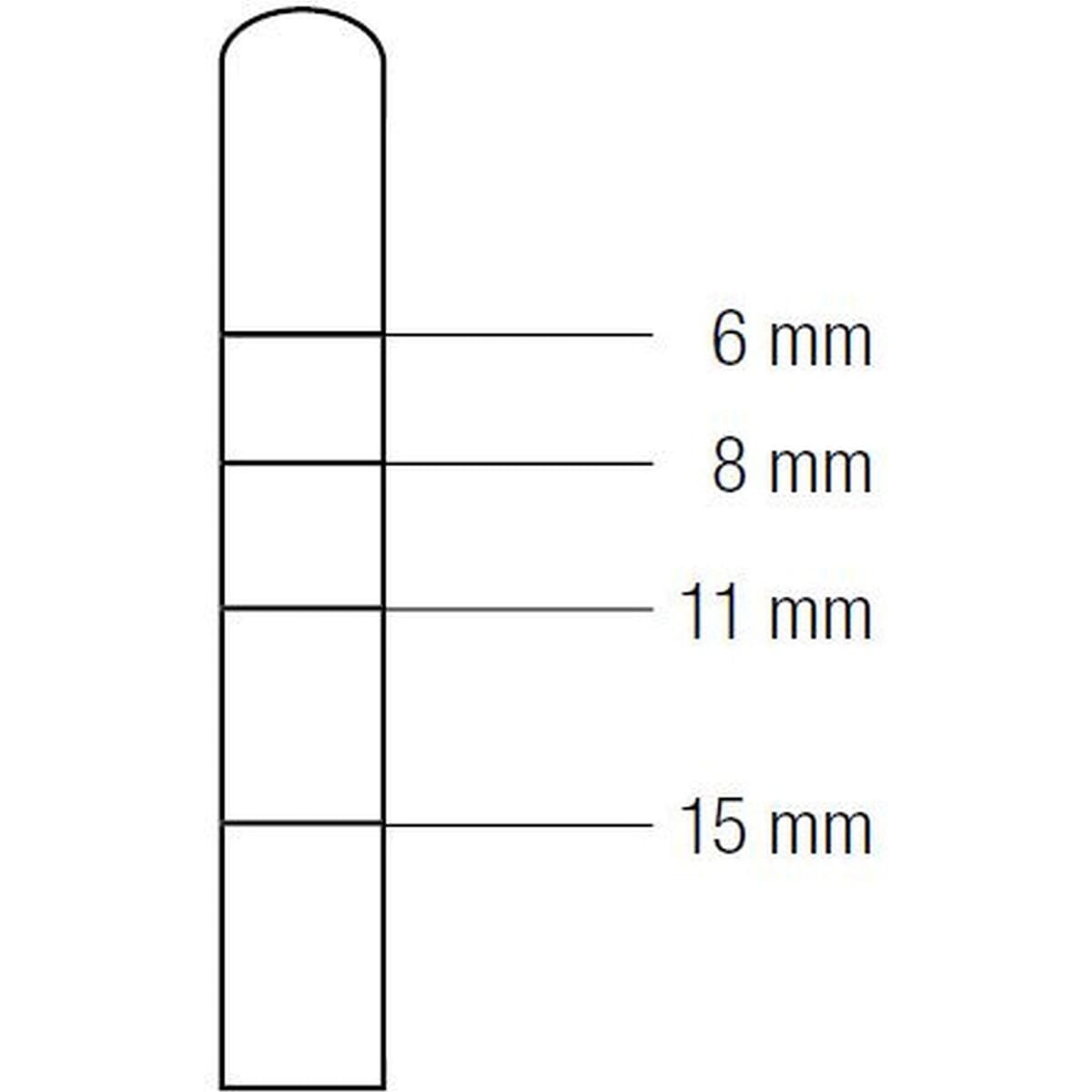 OSTEOTOME CONVEX mm3.2 412125 – Coricama srl, System-Independent Instruments and Accessories