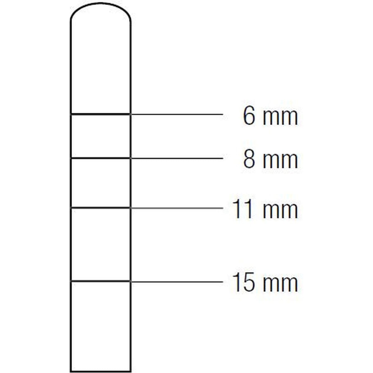 OSTEOTOME CONVEX mm3.7 412130 – Coricama srl, System-Independent Instruments and Accessories