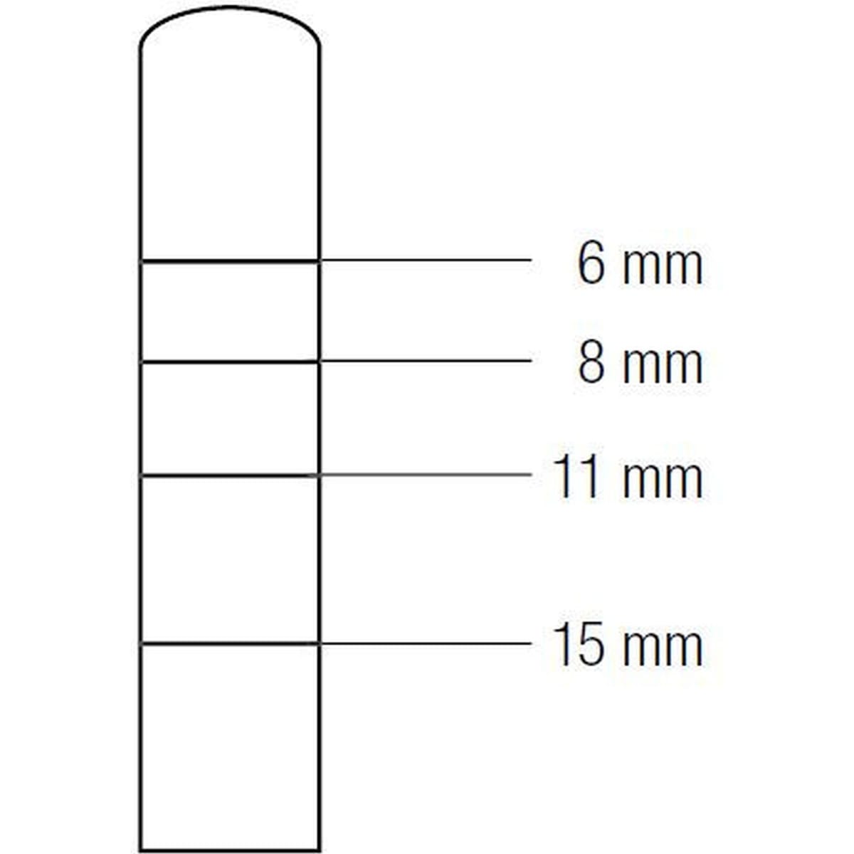 OSTEOTOME CONVEX mm5.0 412140 – Coricama srl, System-Independent Instruments and Accessories