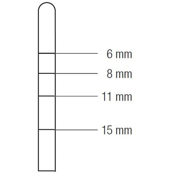 OSTEOTOME CONVEX mm2.7 BAYONET 412160