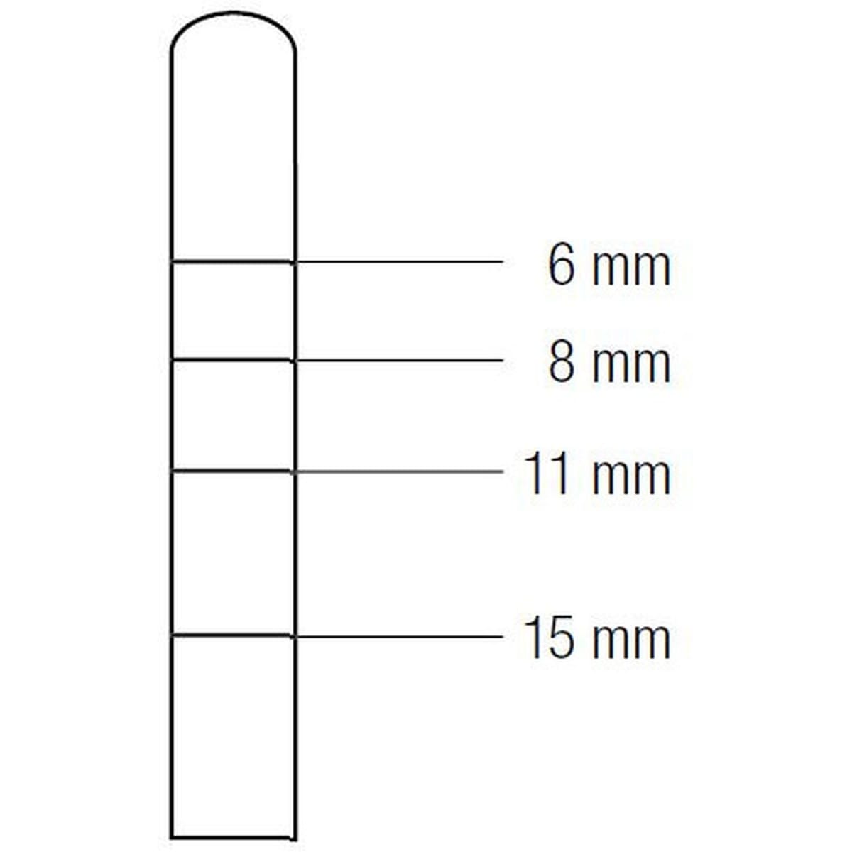 OSTEOTOME CONVEX mm3.2 BAYONET 412165 – Coricama srl, Systemunabhängige Instrumente und Zubehör