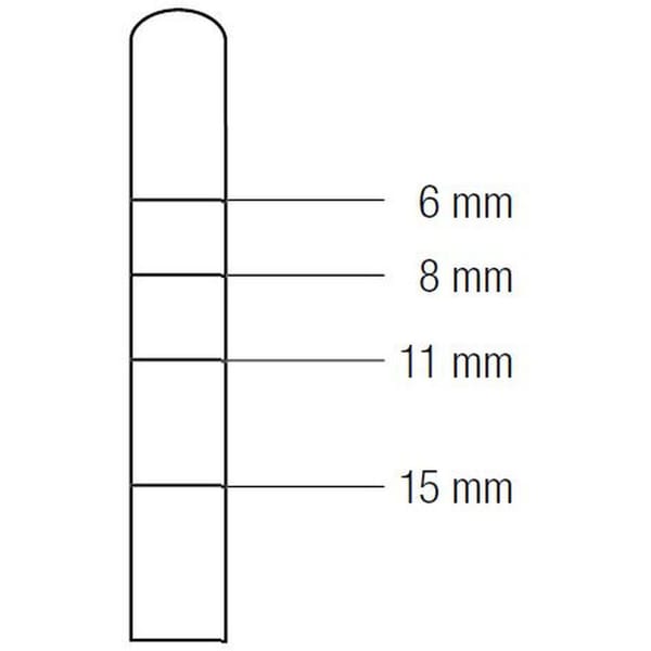 OSTEOTOME CONVEX mm3.2 BAYONET 412165