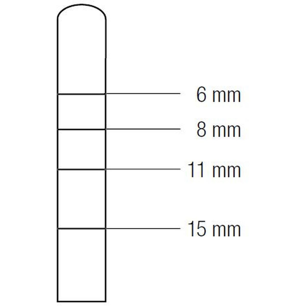 OSTEOTOME CONVEX mm3.7 BAYONET 412170 – Coricama srl, Systemunabhängige Instrumente und Zubehör