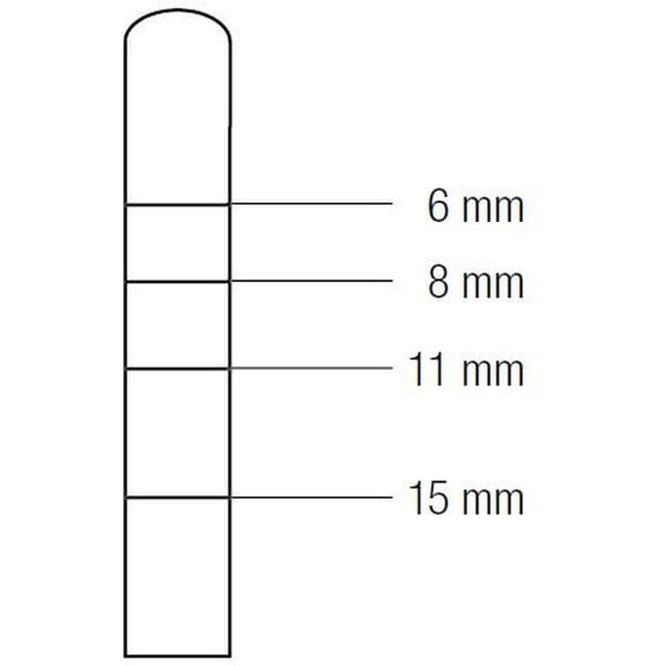 OSTEOTOME CONVEX mm3.7 BAYONET 412170