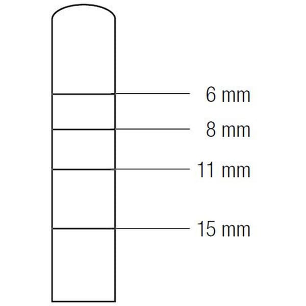 OSTEOTOME CONVEX mm5.0 BAYONET 412180