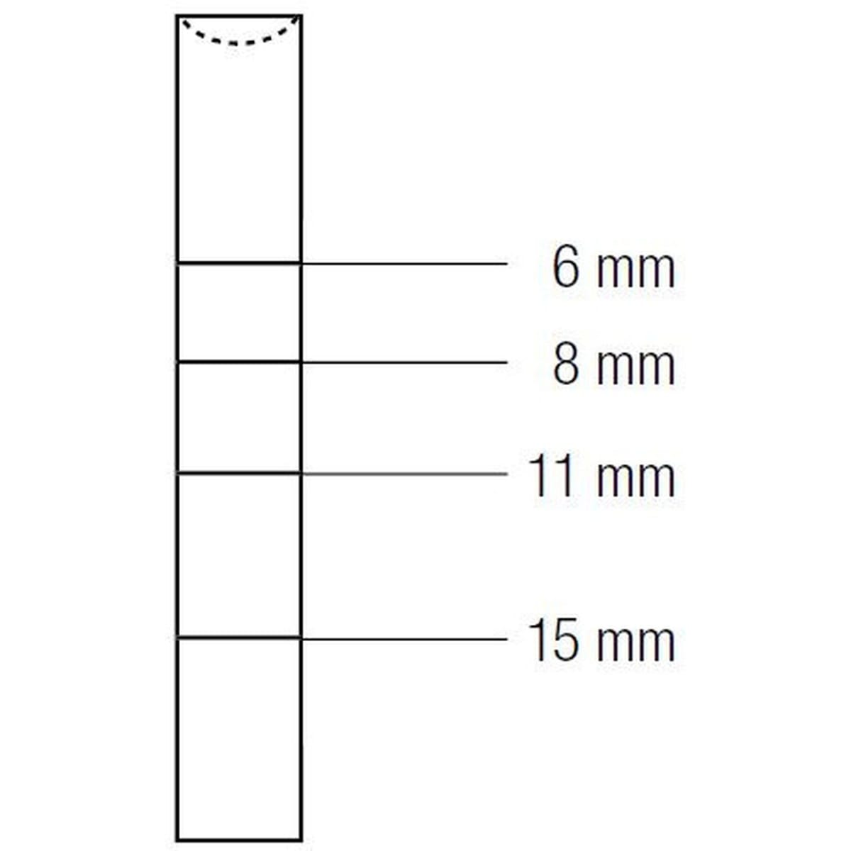 OSTEOTOME CONCAVE mm3.2 412225 – Coricama srl, System-Independent Instruments and Accessories