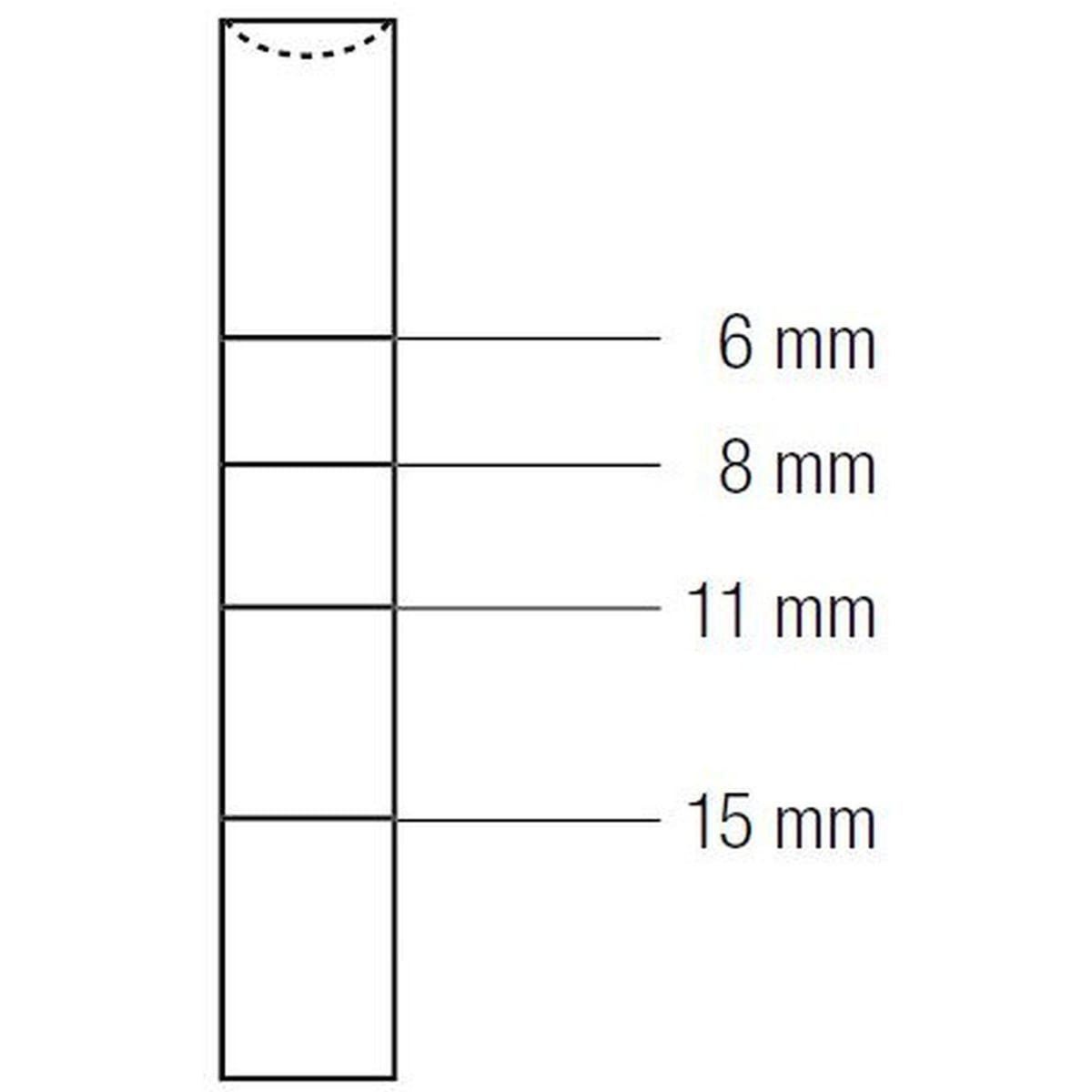 OSTEOTOME CONCAVE mm3.7 412230 – Coricama srl, System-Independent Instruments and Accessories