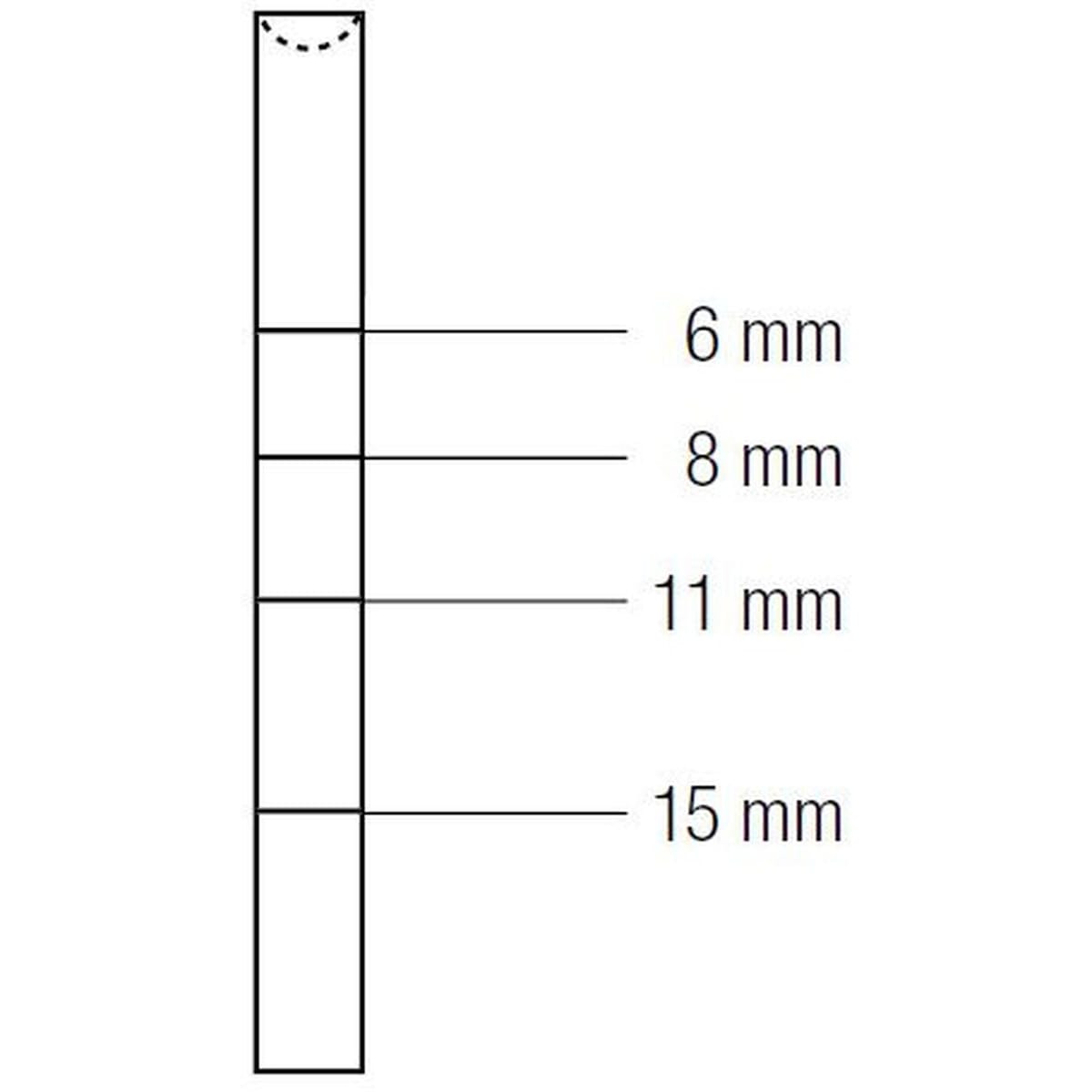 OSTEOTOME CONCAVE mm2.7 BAYONET 412260 – Coricama srl, System-Independent Instruments and Accessories