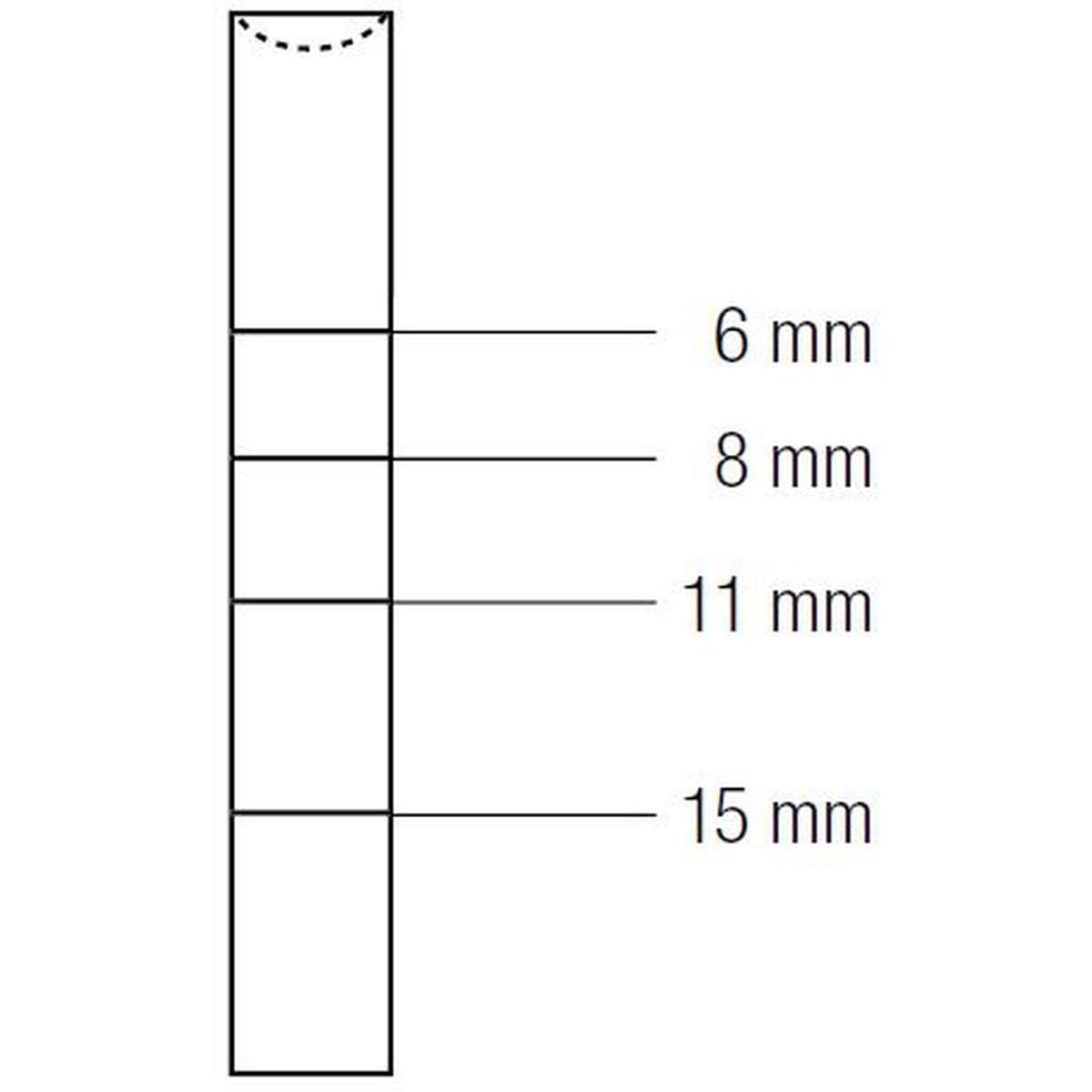OSTEOTOME CONCAVE mm3.2 BAYONET 412265 – Coricama srl, System-Independent Instruments and Accessories