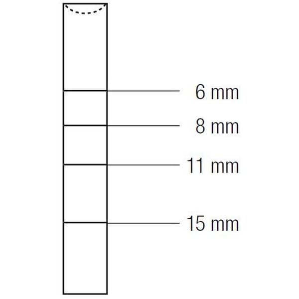 OSTEOTOME CONCAVE mm3.2 BAYONET 412265
