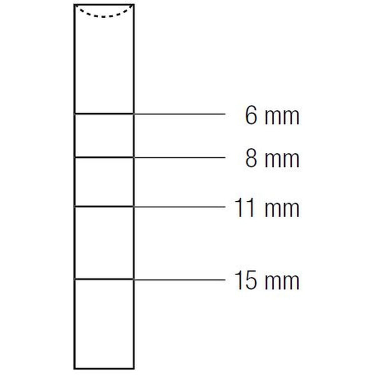 OSTEOTOME CONCAVE mm3.7 BAYONET 412270 – Coricama srl, System-Independent Instruments and Accessories