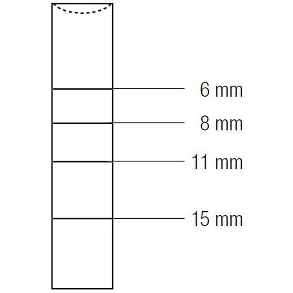 OSTEOTOME CONCAVE mm5.0 BAYONET 412280 – Coricama srl, System-Independent Instruments and Accessories