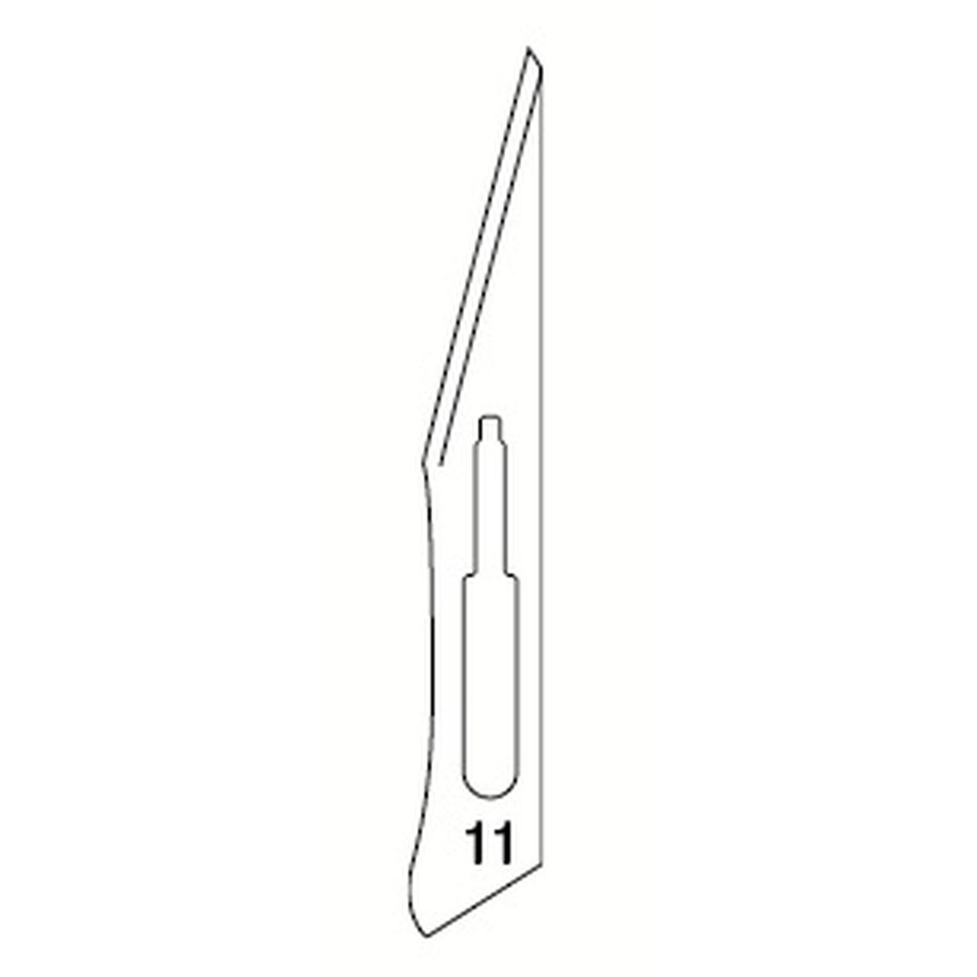 LAMES POUR BISTOURI N.11 - 100 pcs