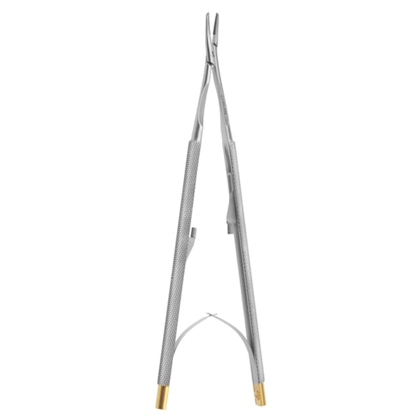 NEEDLE HOLDER BARRAQUER mm160 CURVED TC 520251