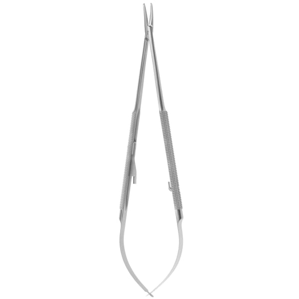 NEEDLE HOLDER CASTROVIEJO mm180 R CURVED 520380