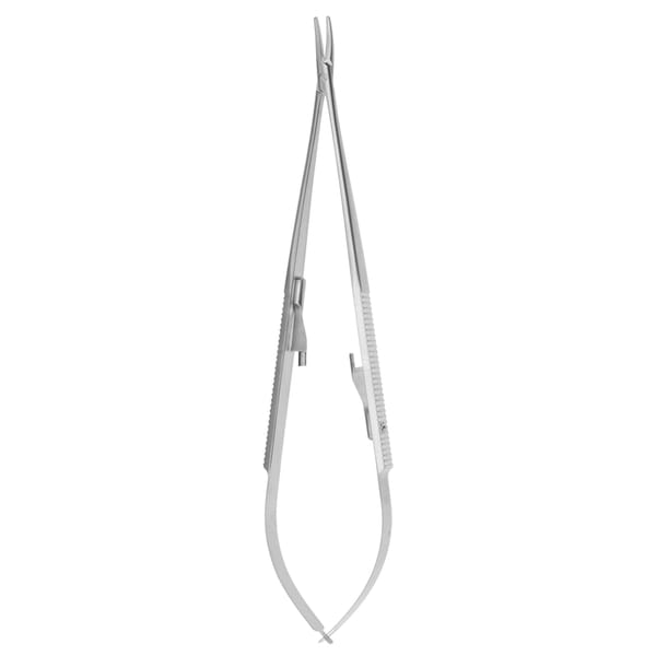 NEEDLE HOLDER CASTROVIEJO mm180 F CURVED 520480