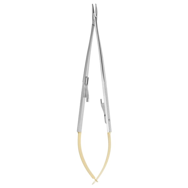 NEEDLE HOLDER CASTROVIEJO mm180 F CURVED TC 520481
