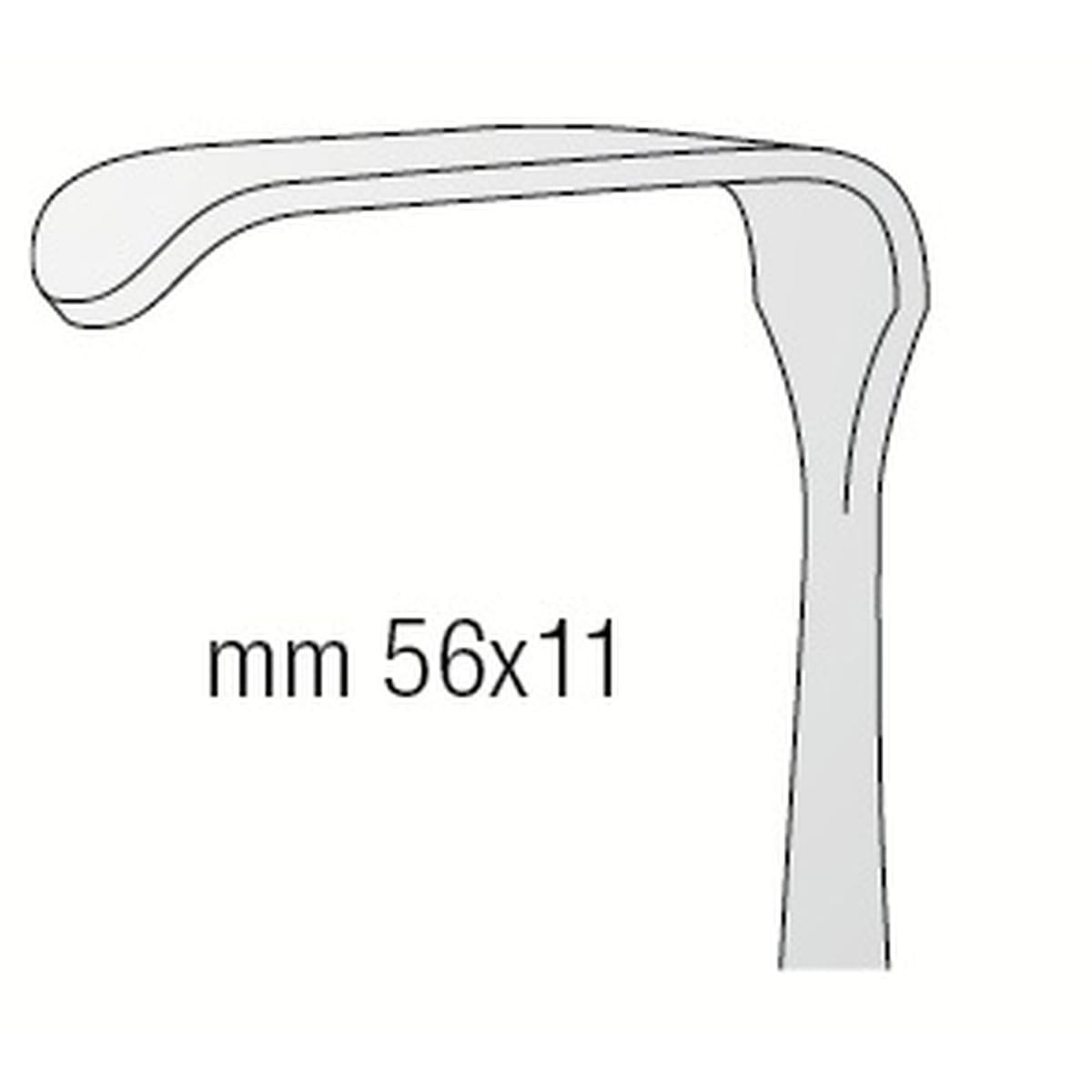 RETRACTOR KOCHER mm56x11 INT. 560190 – Coricama srl, Surgical Instruments