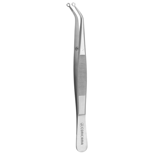 TWEEZER FOR SUTURE CURVED ROUND 566175