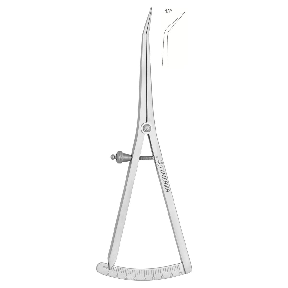 COMPAS CASTROVIEJO mm180 COURBE – Coricama srl, Sonden
